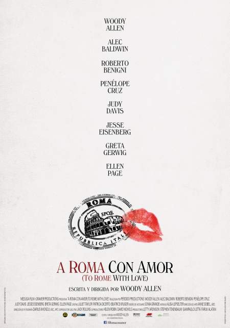 Cartel de A Roma con amor